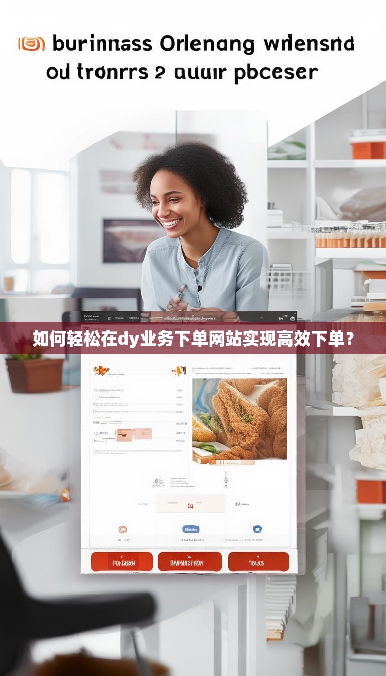 如何轻松在dy业务下单网站实现高效下单?