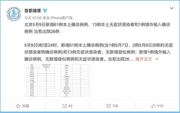 北京等地新增病例详情，含确诊病例及无症状感染者居住地址