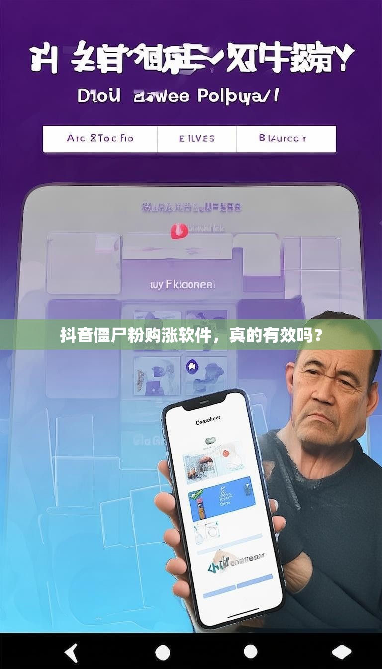 抖音僵尸粉购涨软件,真的有效吗?