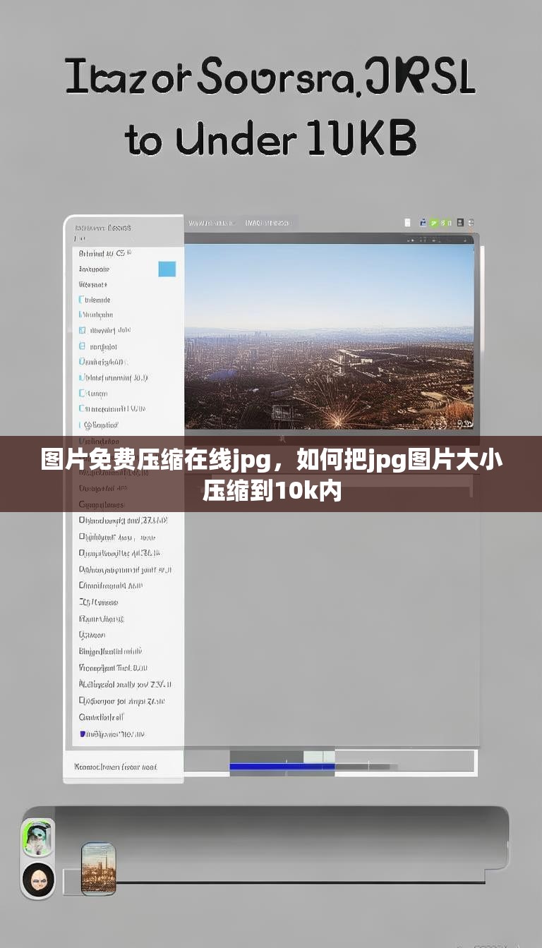 图片免费压缩在线jpg，如何把jpg图片大小压缩到10k内