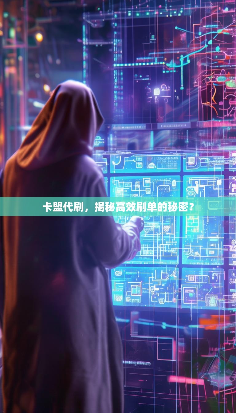 卡盟代刷,揭秘高效刷单的秘密?
