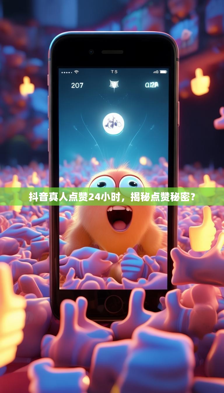 抖音真人点赞24小时,揭秘点赞秘密?