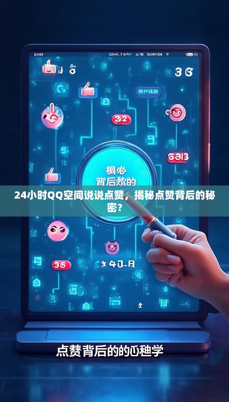 24小时QQ空间说说点赞,揭秘点赞背后的秘密?