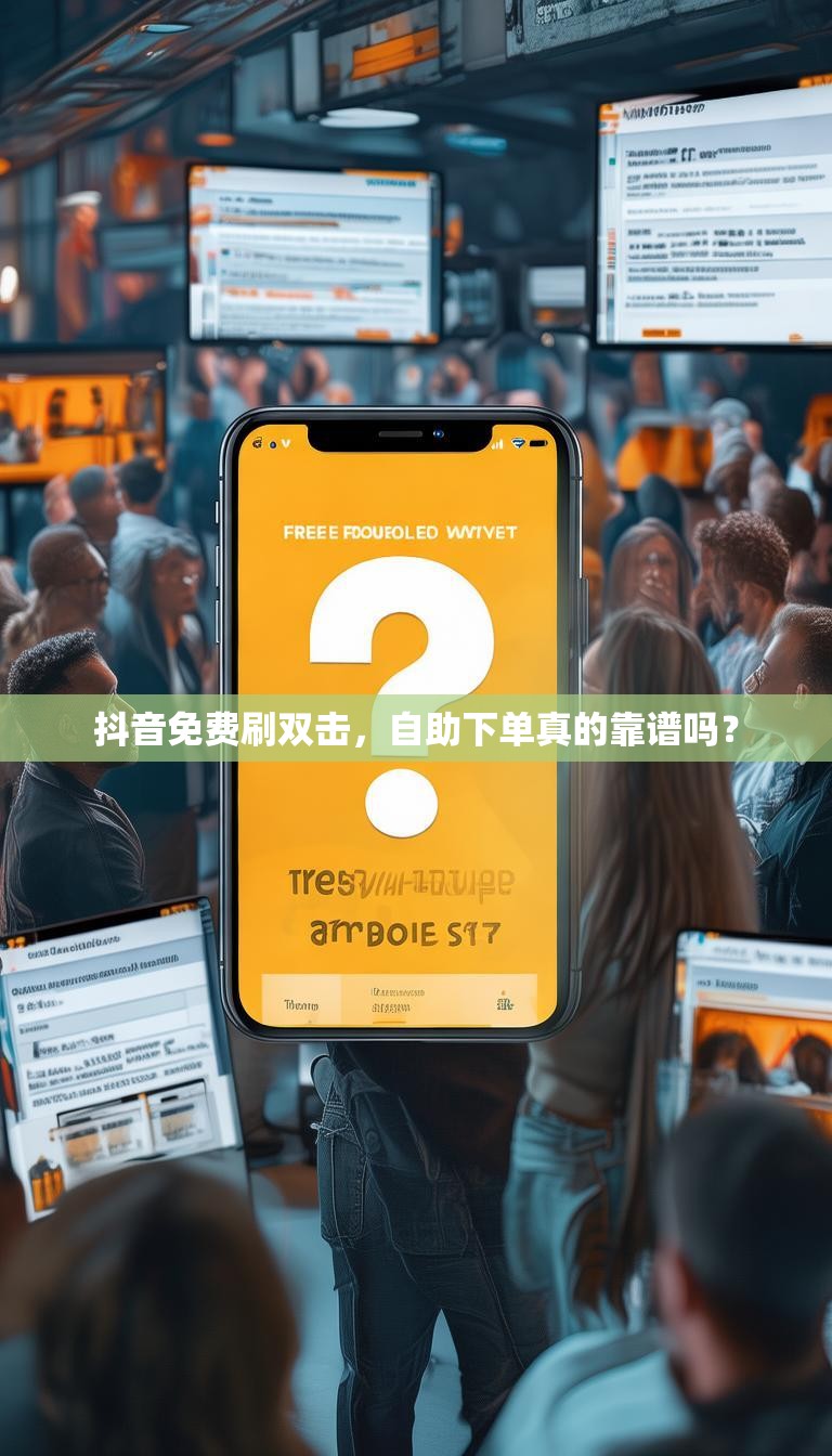 抖音免费刷双击,自助下单真的靠谱吗?