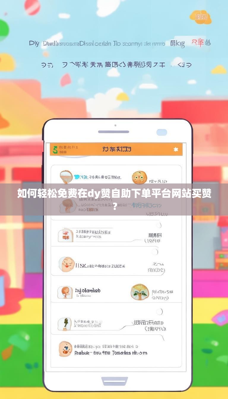如何轻松免费在dy赞自助下单平台网站买赞？