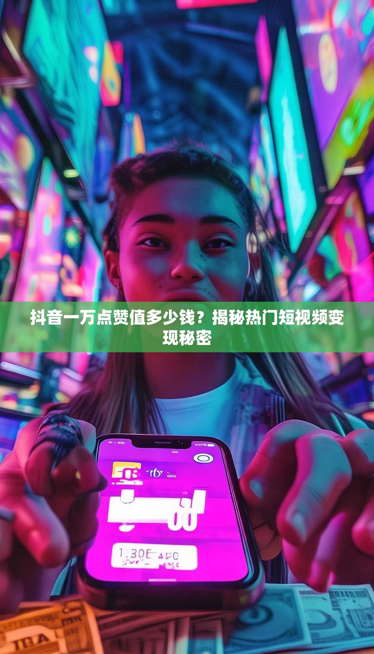 抖音一万点赞值多少钱？揭秘热门短视频变现秘密