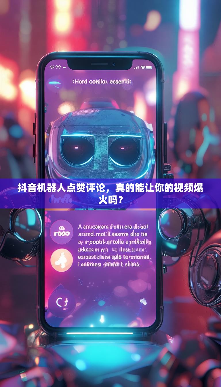 抖音机器人点赞评论，真的能让你的视频爆火吗？