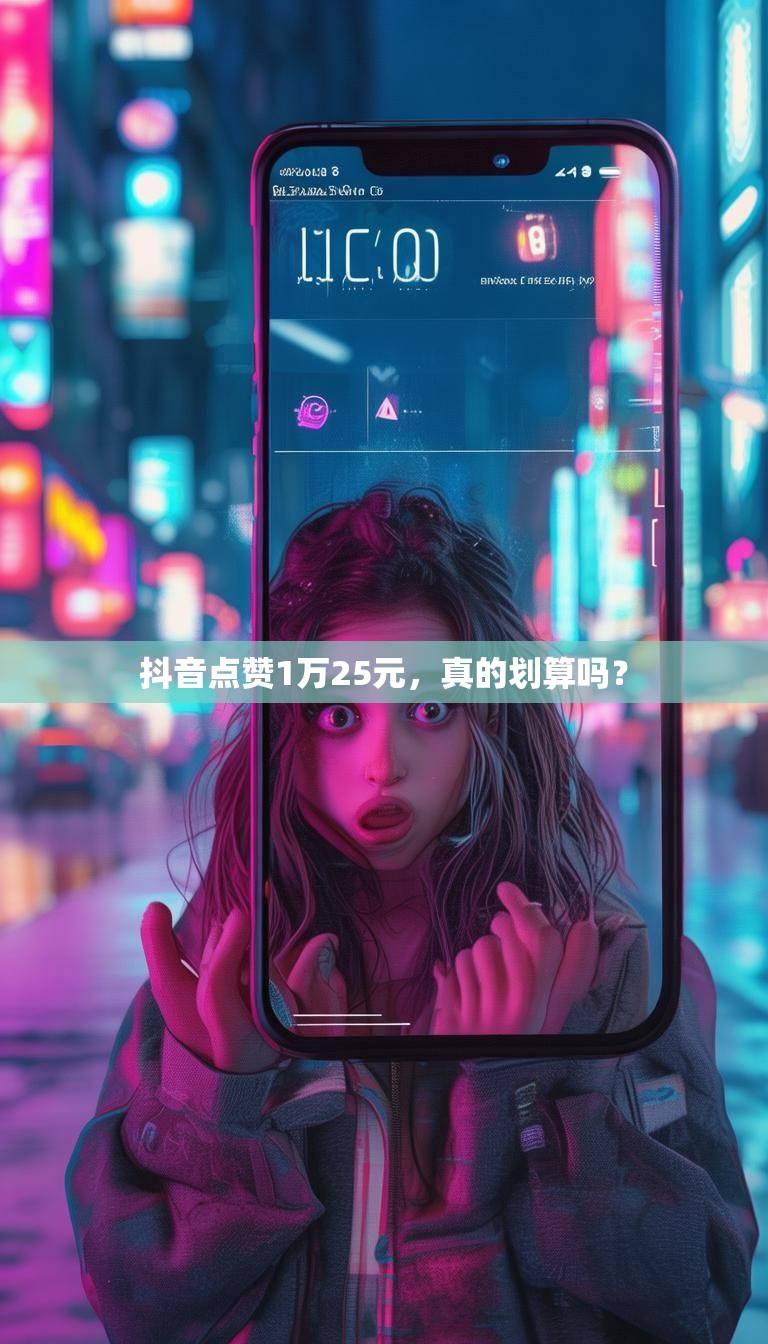 抖音点赞1万25元，真的划算吗？