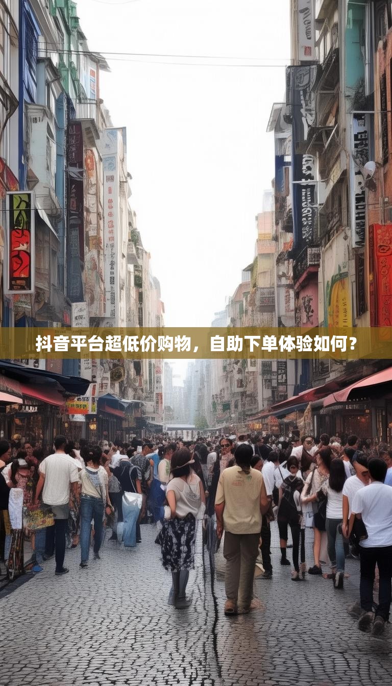 抖音平台超低价购物，自助下单体验如何？
