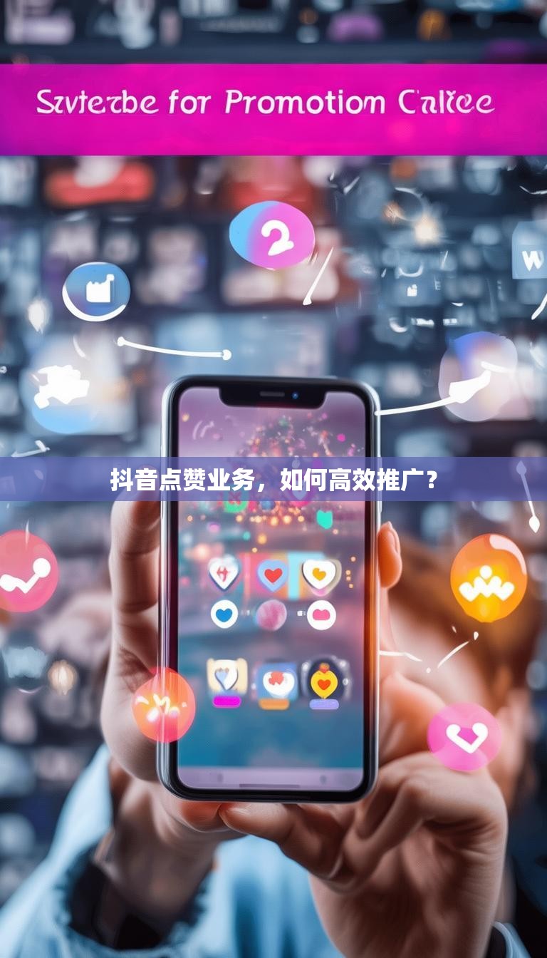 抖音点赞业务，如何高效推广？