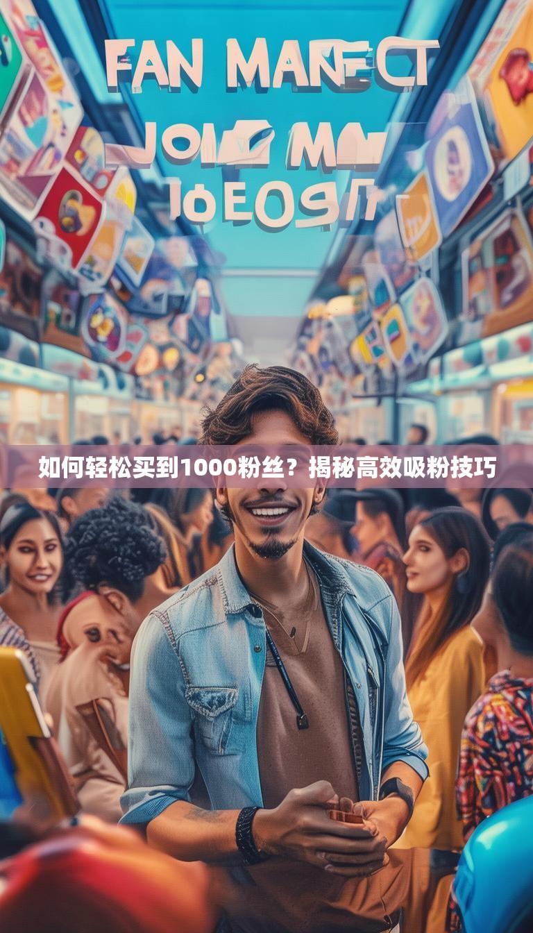 如何轻松买到1000粉丝？揭秘高效吸粉技巧