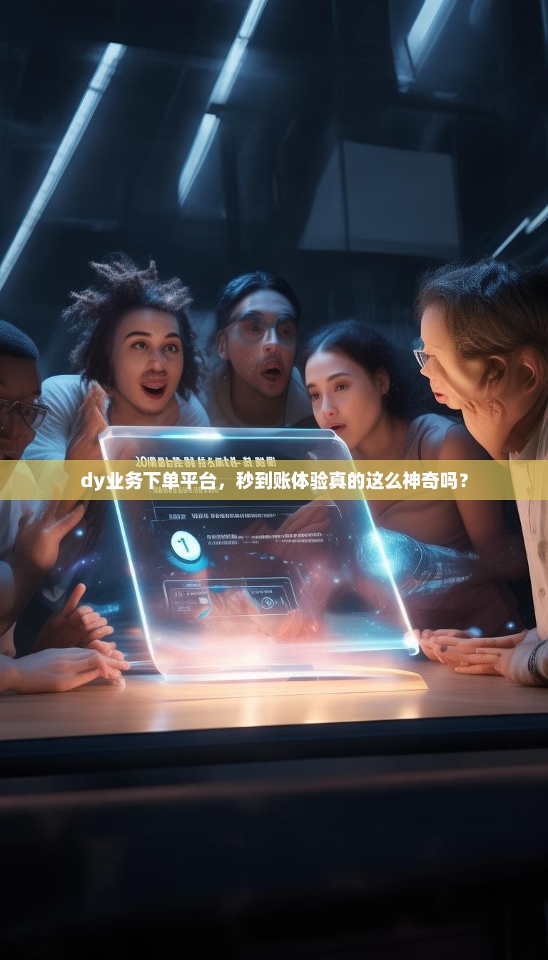dy业务下单平台，秒到账体验真的这么神奇吗？