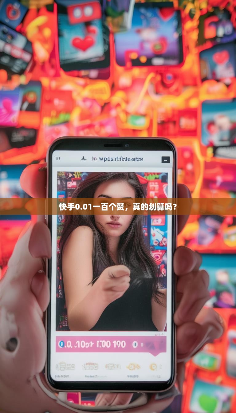 快手0.01一百个赞，真的划算吗？