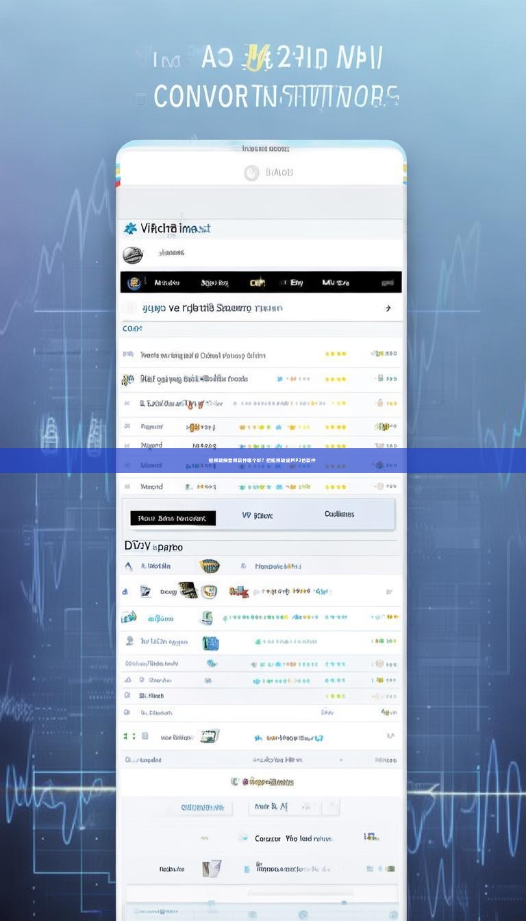视频转换音频软件哪个好？把视频转成MP3的软件
