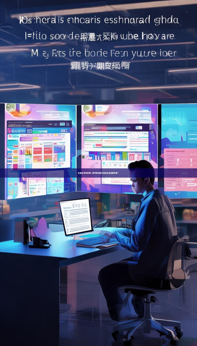 抖音业务自助网：如何轻松提升你的抖音运营效果？