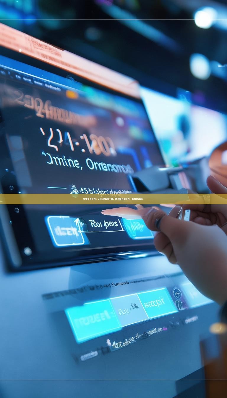 抖音业务平台：24小时在线下单，秒到账自助平台，真的靠谱吗？