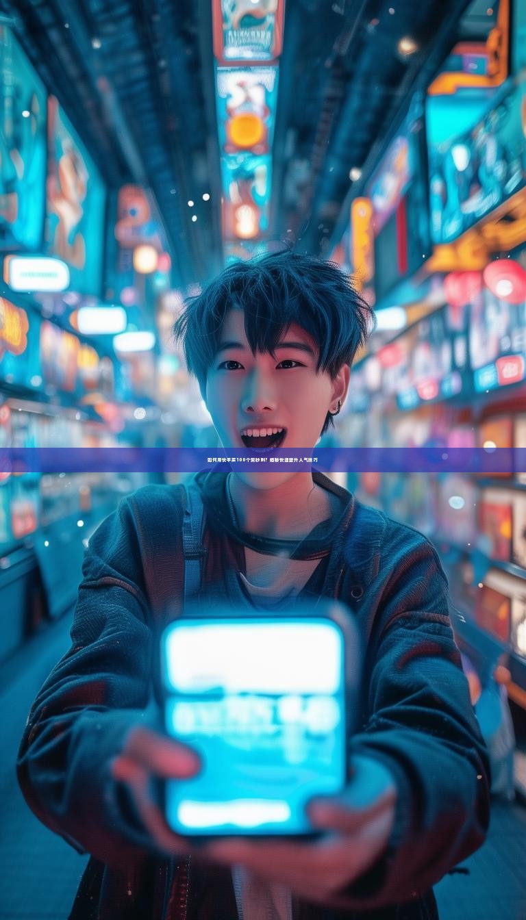 如何用快手买100个赞秒到？揭秘快速提升人气技巧