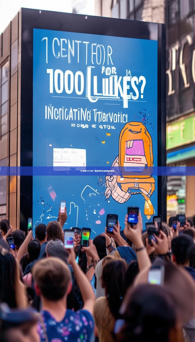 1分钱换1000赞?揭秘神奇互动营销新策略!