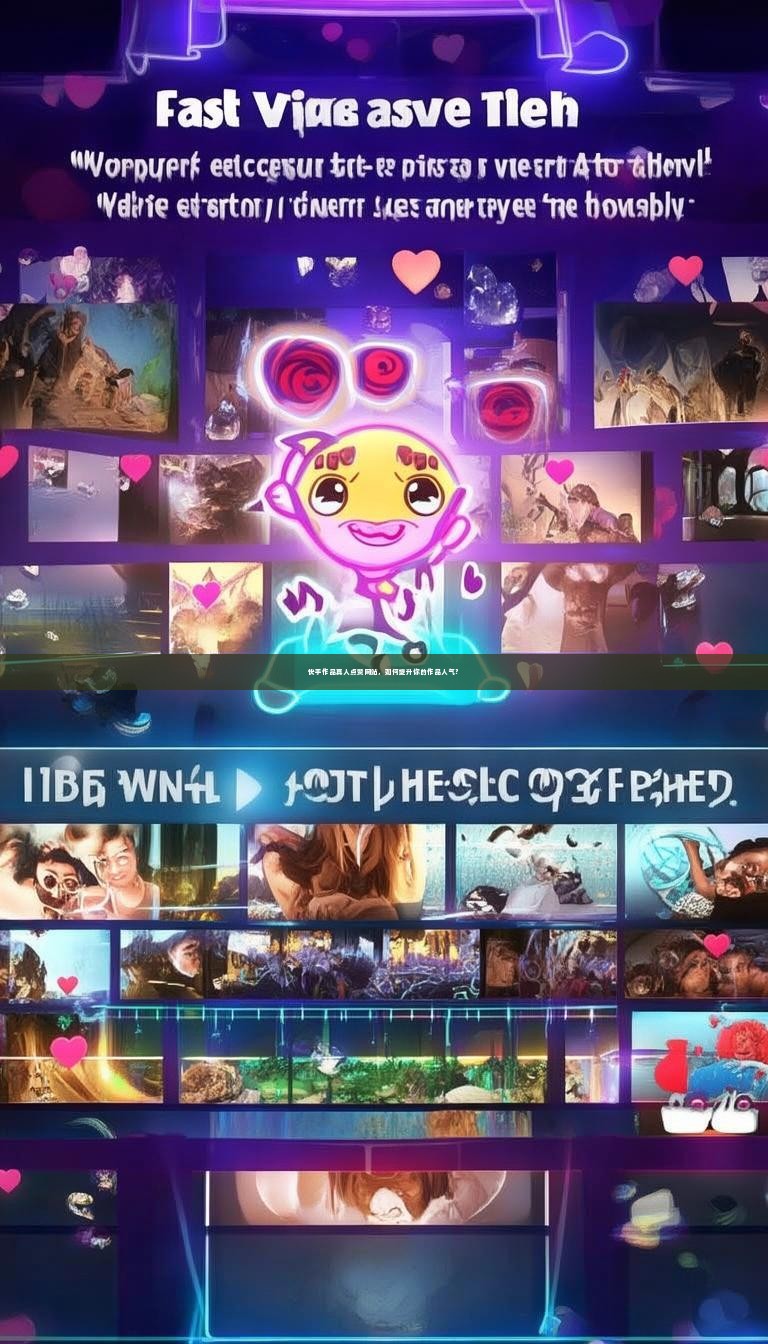 快手作品真人点赞网站,如何提升你的作品人气?