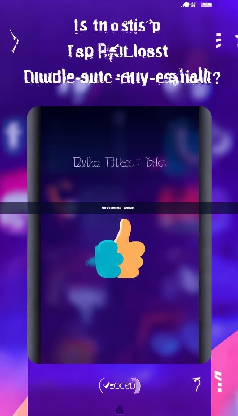 详细阅读:抖音免费刷双击神器,真的靠谱吗? 抖音免费刷双击神器,真的靠谱吗?
