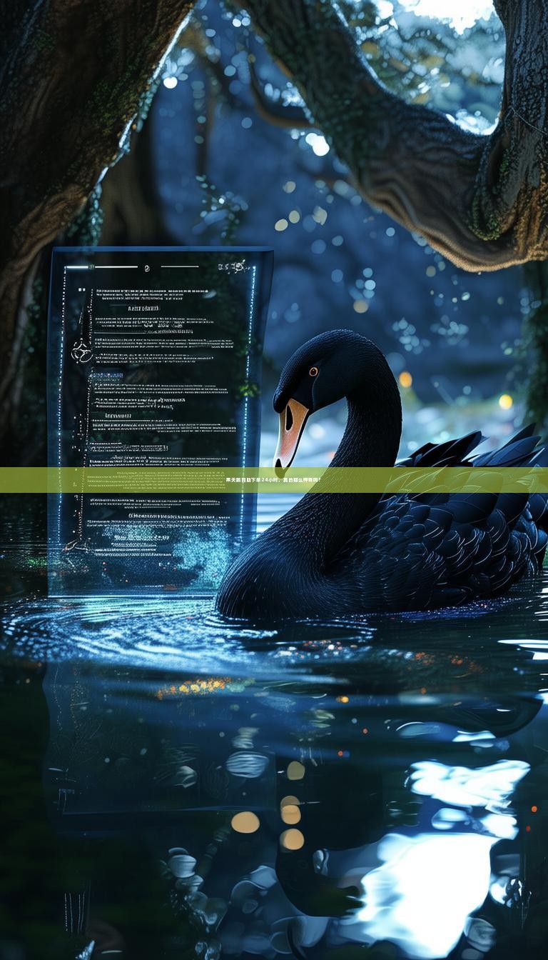 详细阅读:黑天鹅自助下单24小时,真的那么神奇吗? 黑天鹅自助下单24小时,真的那么神奇吗?