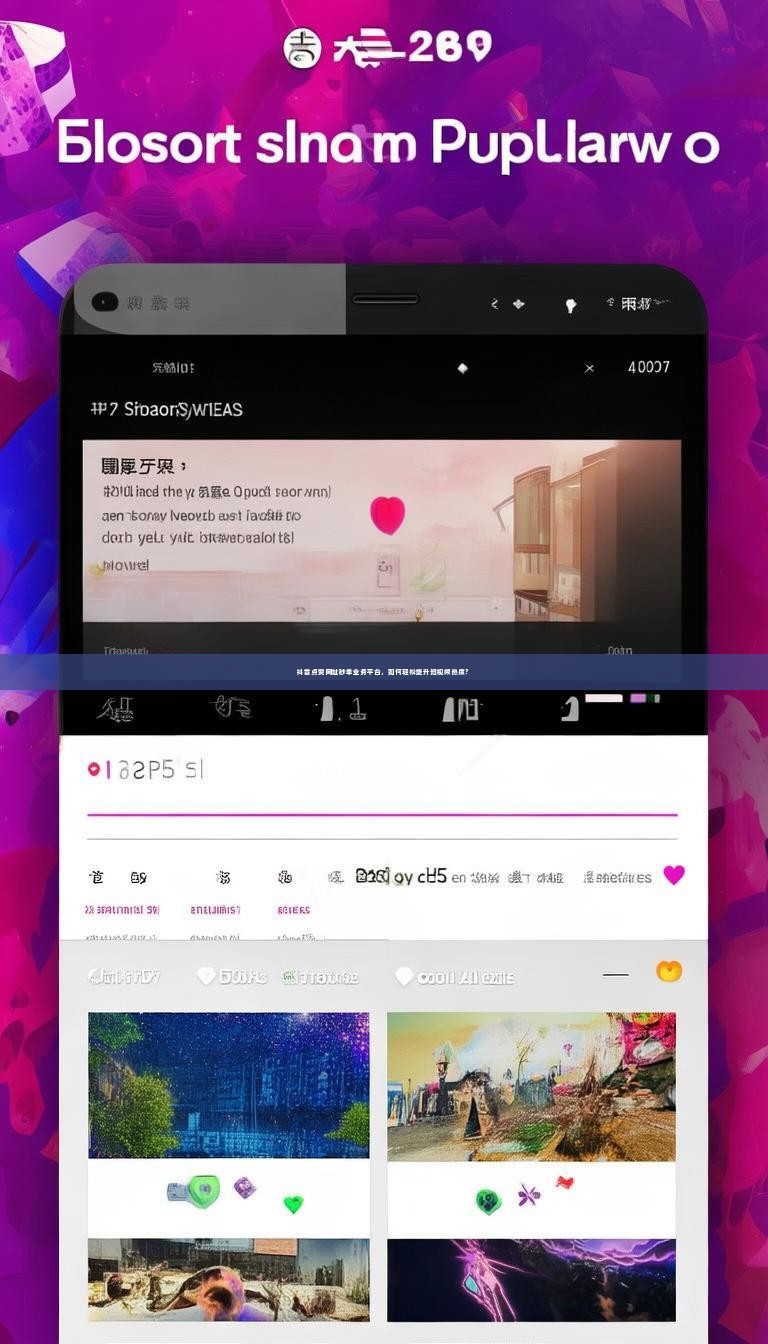 抖音点赞网址秒单业务平台，如何轻松提升短视频热度？