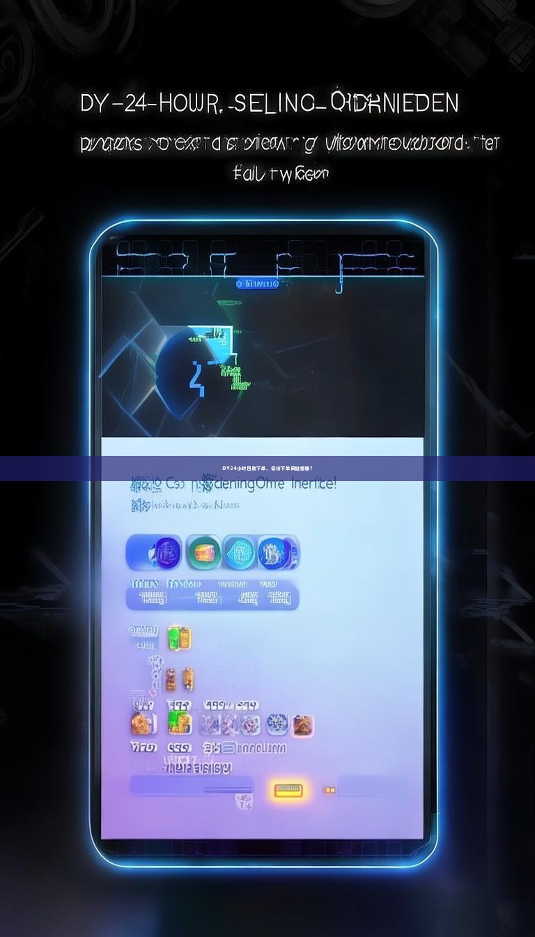 DY24小时自助下单，低价下单网址揭秘？