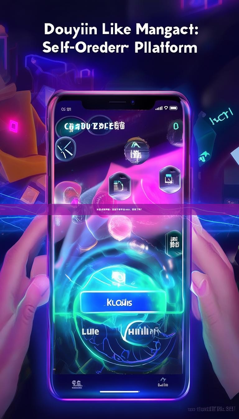 抖音点赞神器：自助下单平台app，你用了吗？