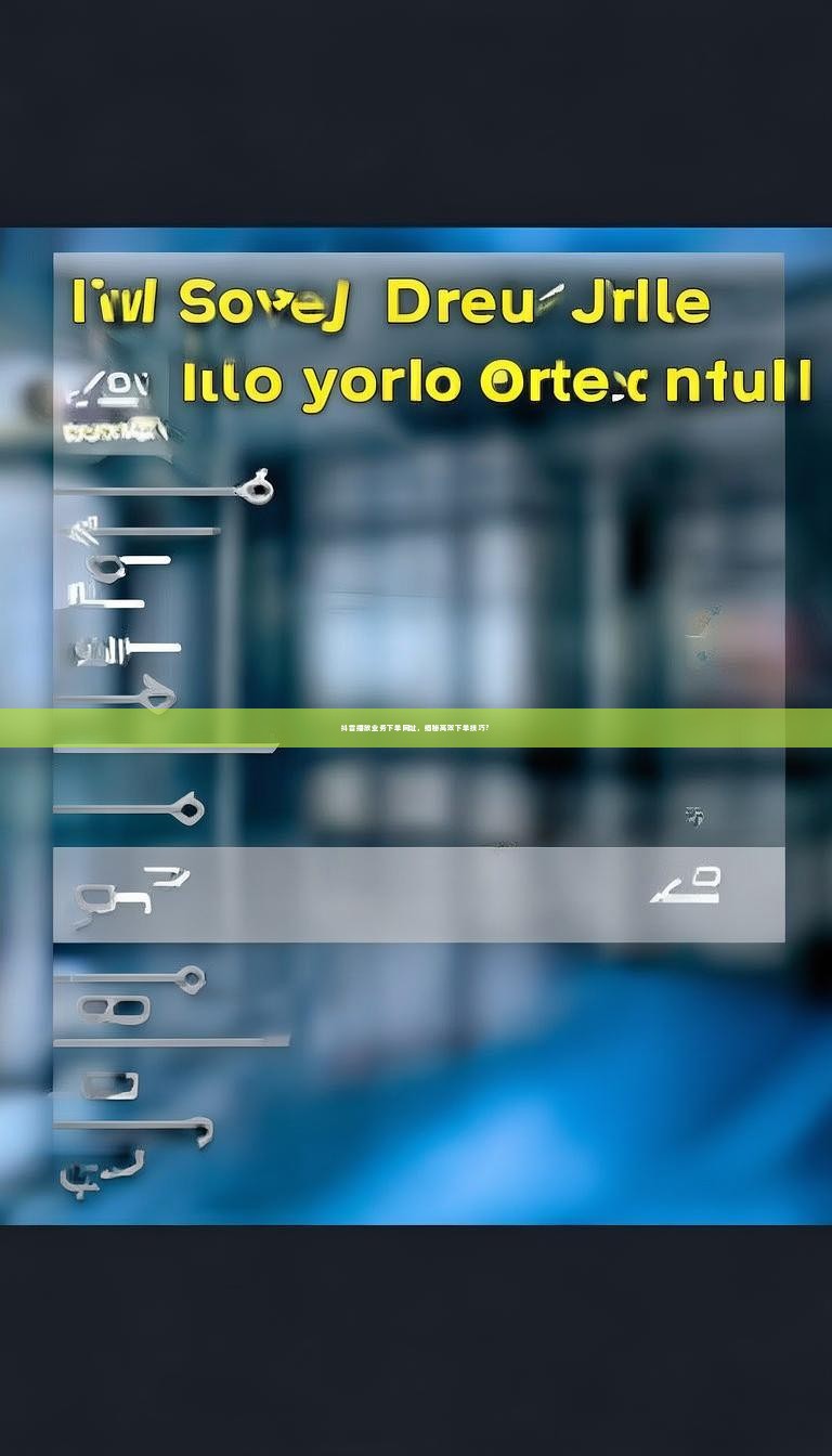 抖音播放业务下单网址，揭秘高效下单技巧？
