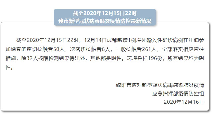江油疫情最新消息 江油新冠最新消息