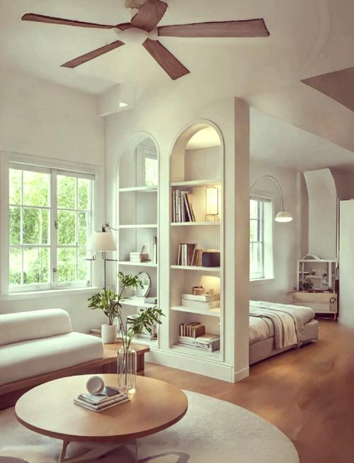 卧室客厅隔断设计效果图大全，小户型空间分隔技巧