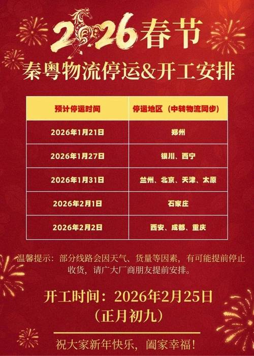 2022年快递停运时间通知,含春节安排及山西最新情况